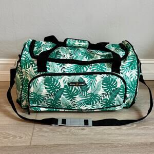 Pacific Coast Tropical Palm Leaf Large Duffel Weekender Bag